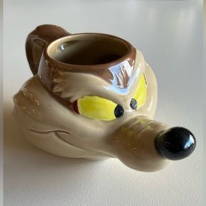 Vintage Warner Bros 1989 Looney Tunes Wile E. Coyote Mug